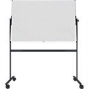 Stativ-Drehtafel Legamaster UNITE PLUS, magnetisch, drehbar um 360°, B 1500 x T 12,6 x H 1000 mm, emaillierter Keramikstahl, weiß